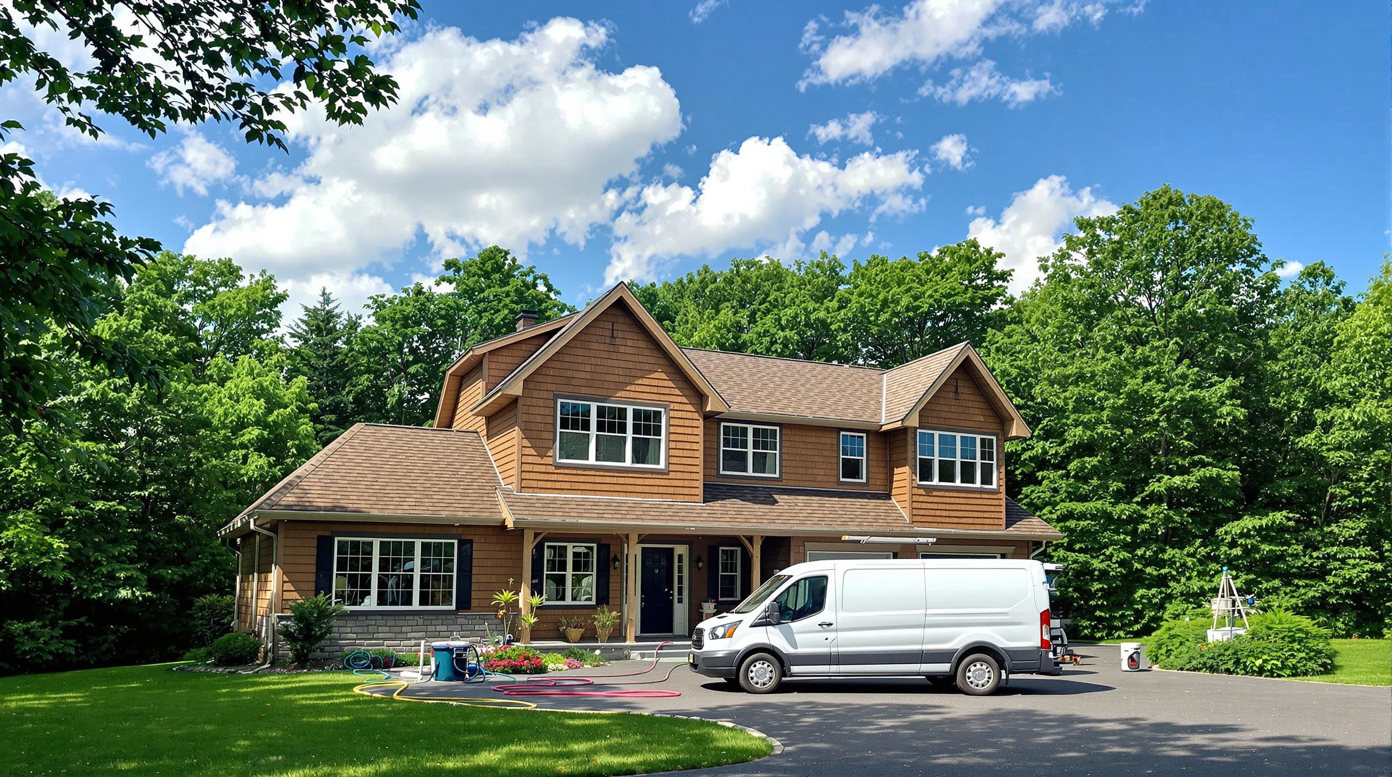 Fair Oaks Air Duct Cleaning air duct cleaning crew working in Roswell, GA