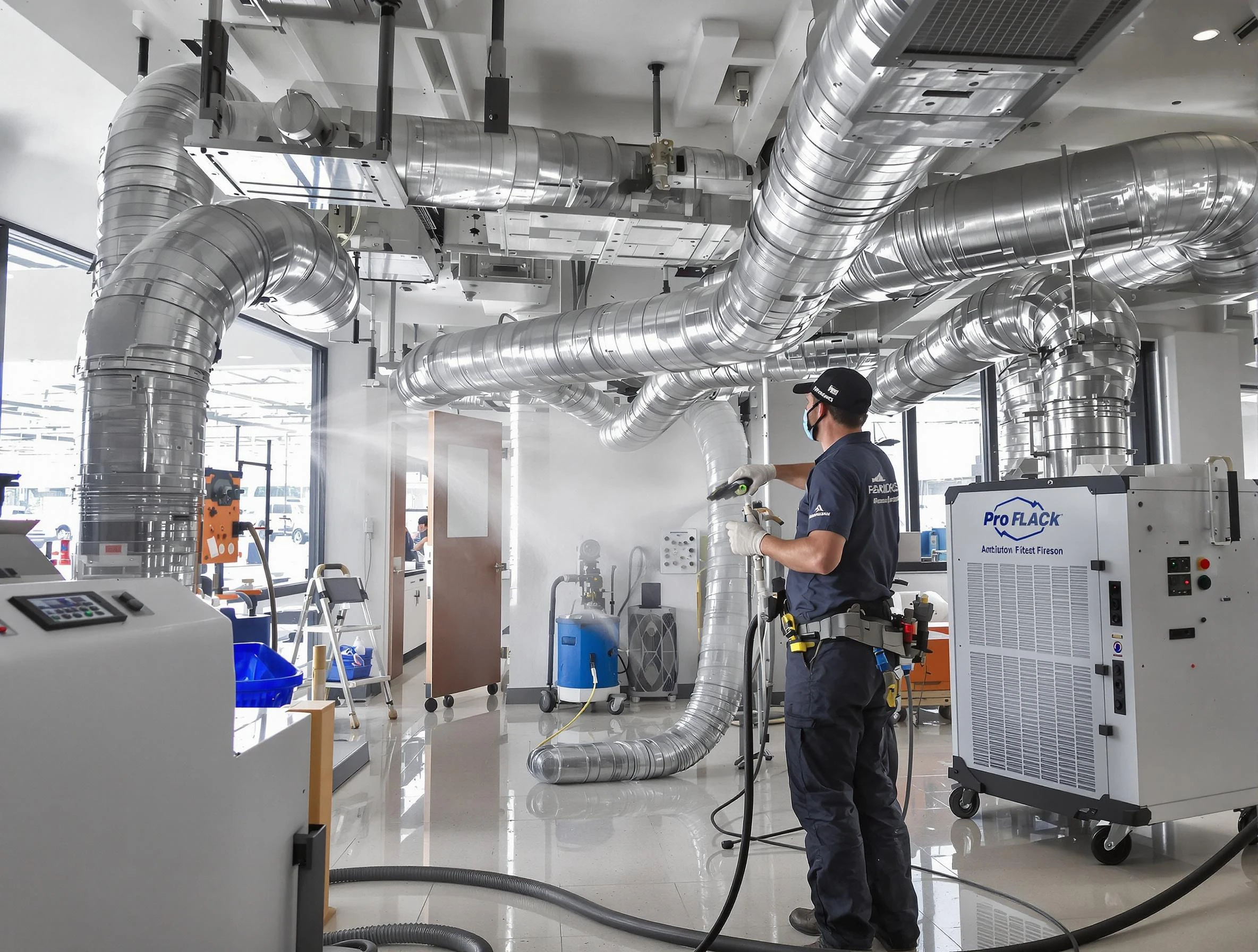 Negative Pressure Air Duct Cleaning in Fair Oaks