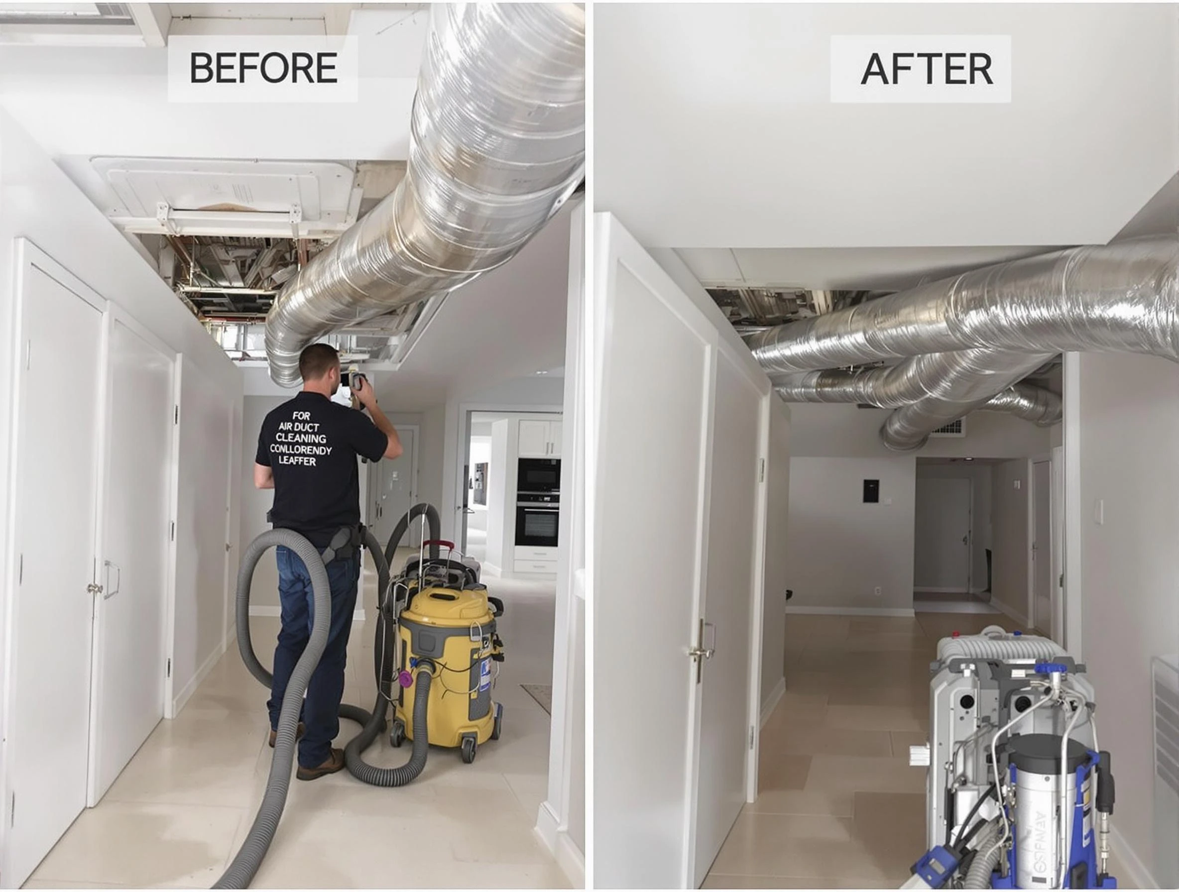 Fair Oaks Air Duct Cleaning professional performing thorough air duct cleaning in Fair Oaks