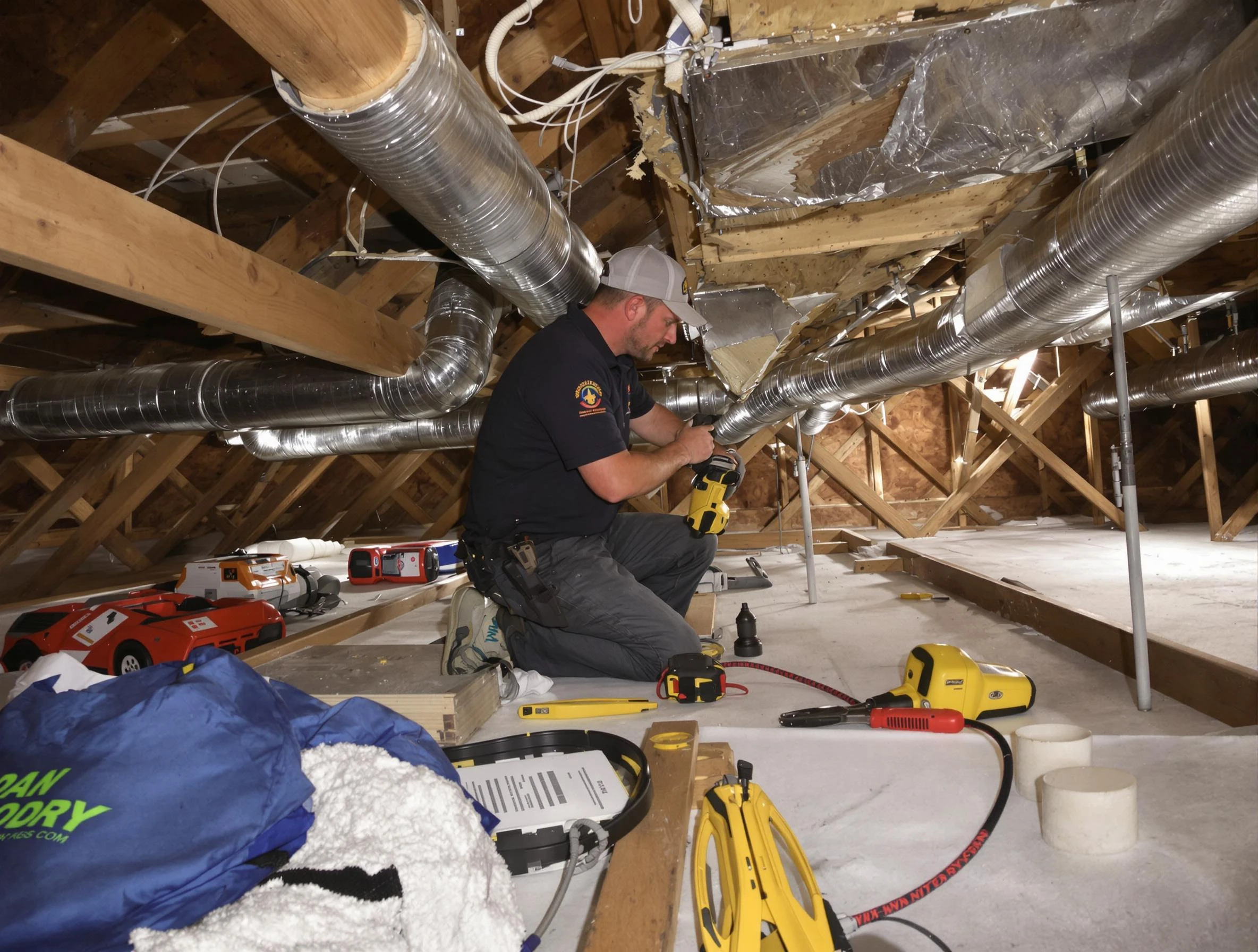 Professional air duct repair by Fair Oaks Air Duct Cleaning in Fair Oaks