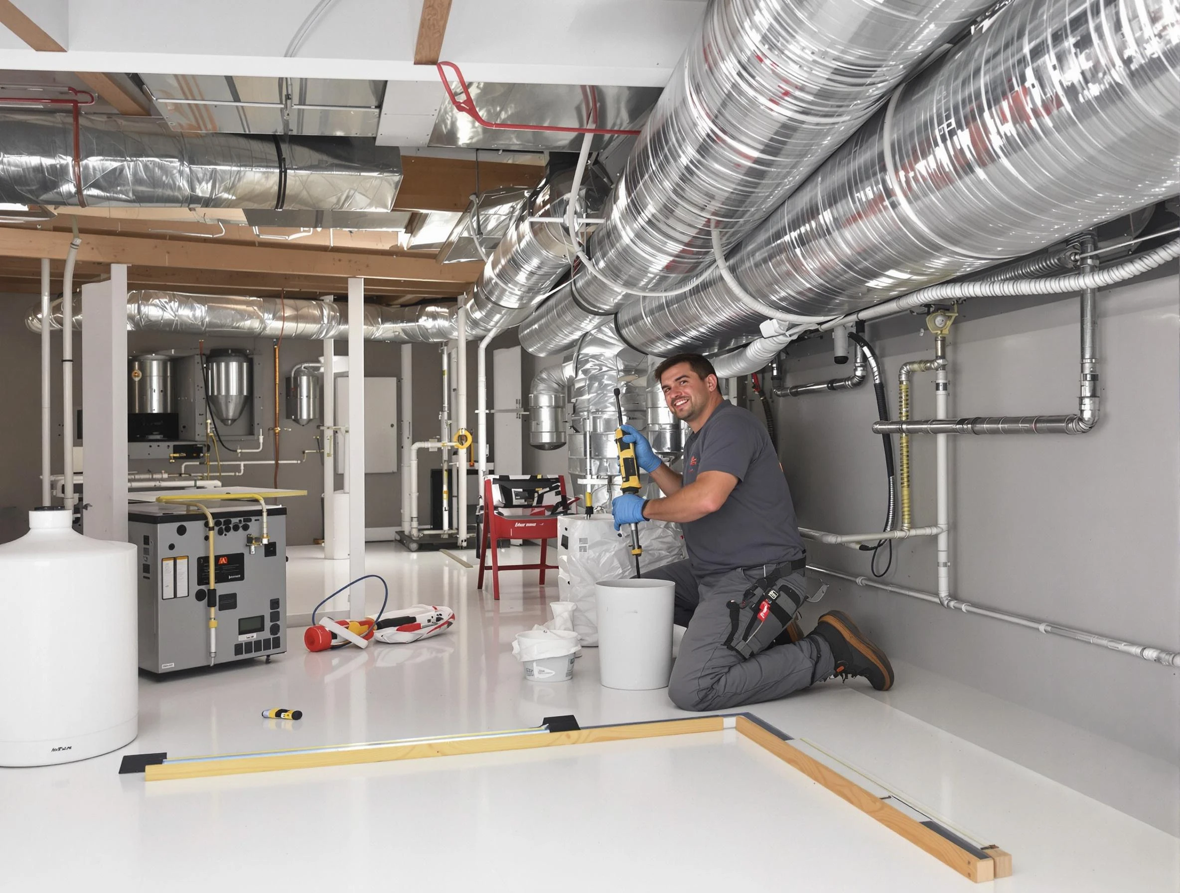 Professional duct sealing service by Fair Oaks Air Duct Cleaning in Fair Oaks